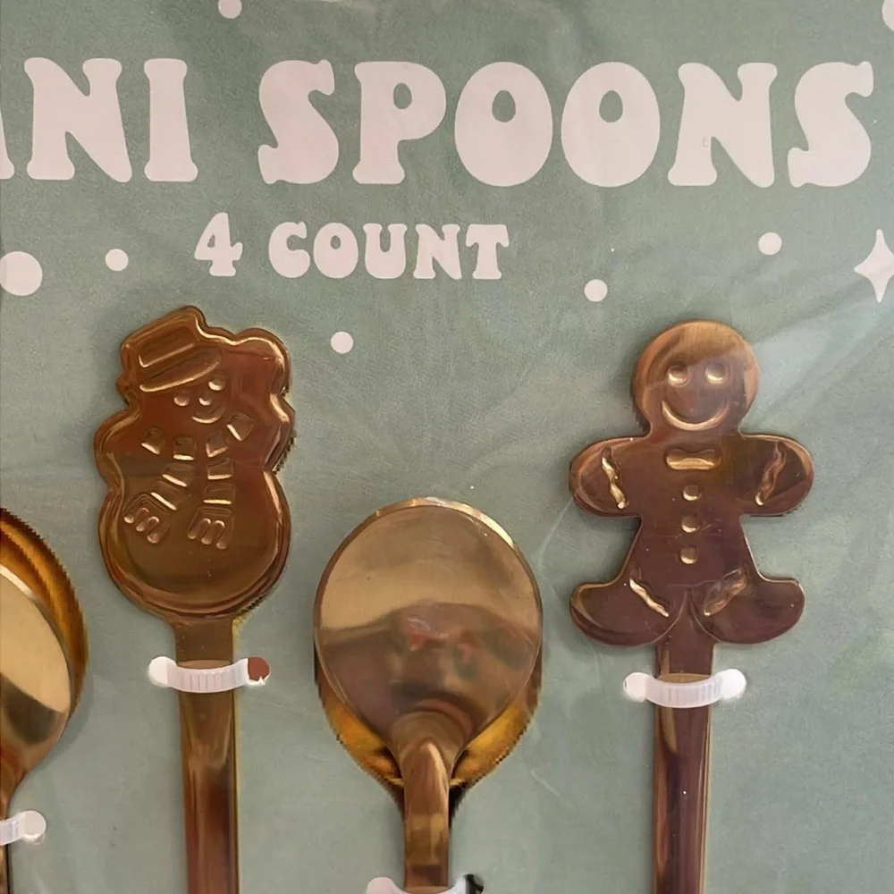 New Target Bullseye Playground Christmas Mini Spoons